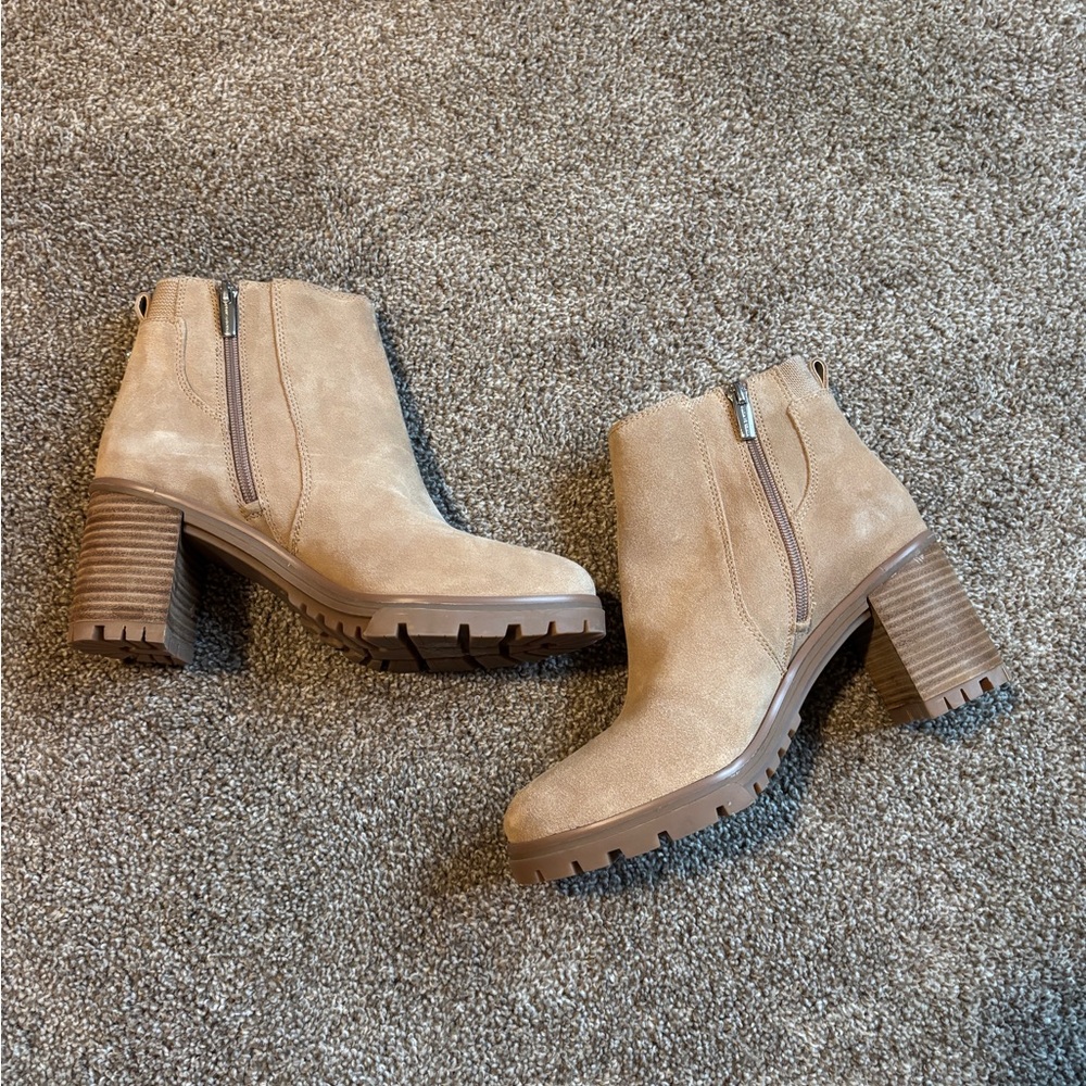 Vince Camuto chunky heel boots